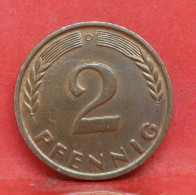 2 Pfennig 1966 D - SUP - Pièce Monnaie Allemagne - Article N°1342 - 2 Pfennig