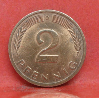 2 Pfennig 1975 D - SUP - Pièce Monnaie Allemagne - Article N°1371 - 2 Pfennig