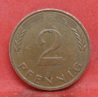 2 Pfennig 1980 G - TTB - Pièce Monnaie Allemagne - Article N°1388 - 2 Pfennig