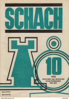 Schach Chess Ajedrez échecs - Schach -Nr 10 / 1984 - Sport
