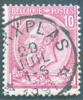 N°46 - 10 Centimes Carmin, Oblitération Sc Relais De MERXPLAS * 29 Juil . 1891 - 21335 - 1884-1891 Leopold II
