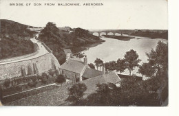 23698) GB UK 1926 Slogan Postmark Cancel Bridge Balgownie Aberdeen Real Photo RPPC - Aberdeenshire