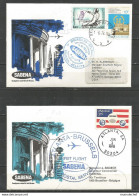 Belgique - Poste Aérienne - Sabena - 1ère Liaison Bruxelles - Atlanta (USA) 1/6/1978 - Covers & Documents