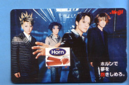 Japan Telefonkarte Japon Télécarte Phonecard - Musik Music Musique Television NTV Radio TV Band Gruppe - Musique