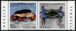 Türkiye 2022 Mi 4708-4709 MNH Crabs: Rosy Egg Crab, Blue Crab | Crustaceans, Marine Life - Crustaceans