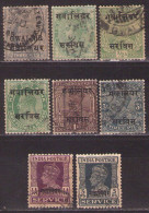 GWALIOR INDIA LOT + SERVICE USED - Autres & Non Classés