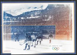 Svizzera/Switzerland/Suisse: Intero, Stationery, Entier, Hockey Su Ghiaccio, Ice Hockey, Hockey Sur Glace - Hiver 2002: Salt Lake City - Paralympic