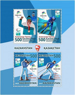 Kazakhstan 2022.Winter Paralympics 2022 In Beijing. Souvenir Sheet. NEW!!! - Winter 2022: Peking