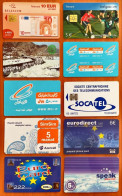 10 Different Phonecards For Collection - Telecom Operators