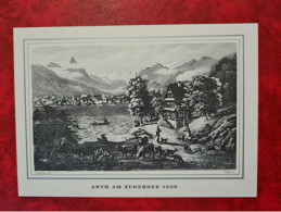 Carte SUISSE SCHWYZ REPRO ARTH AM ZUGERSEE 1850 - Arth