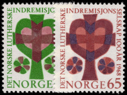 Norway 1968 Norwegian Lutheran Home Mission Unmounted Mint. - Unused Stamps