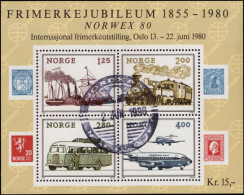 Norway 1980 Norwex Souvenir Sheet Fine Used. - Oblitérés