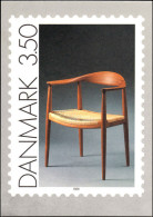 Denmark 1991 Hans Wegner First Day Postal Maxi Card - Lettres & Documents