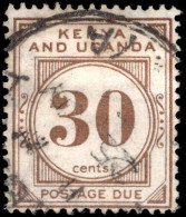 Kenya And Uganda 1928-33 30c Brown Postage Due Fine Used. - Kenya & Ouganda