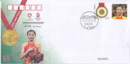 CHINA 2008 GPJF-1.38 Victory In Women's Individual Trampoline  In The Game Of The XXIX Olympiad Cover - Plongée