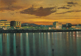 CARTOLINA  FANO,MARCHE-PANORAMA NOTTURNO-SPIAGGIA,MARE,SOLE,ESTATE,VACANZA,BARCHE A VELA,BELLA ITALIA,VIAGGIATA 1980 - Fano