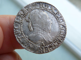 1/2 Franc D'Henri III De 1587 A (Paris) Col Fraisé - 1574-1589 Hendrik III