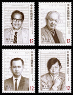 Taiwan 2023 Modern Composers Stamps Music Famous Spectacles - Neufs