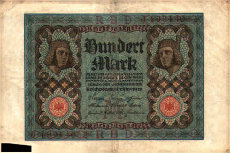 Billet > Allemagne > Voir Le Scan >  Reichsbanknote >1920 > 100  Mark  > Réf:C 04 - 100 Mark