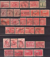 LOT Stamps AUSTRALIA  -1927 -1937 -Varietyes- USED - Oblitérés