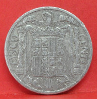 5 Centimos 1941 - TB - Pièce Monnaie Espagne - Article N°2202 - 5 Céntimos