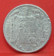 5 Centimos 1941 - TTB - Pièce Monnaie Espagne - Article N°2203 - 5 Centiemen
