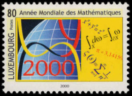 Luxembourg 2000 World Mathematics Year Unmounted Mint. - Usados