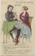 517 - Couple - Les Jeux De L' Amour - Le Piquet - Playing Cards