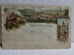 Suisse GRUSS AUS AARAU 1899 - Aarau