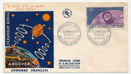 ANDORRE => Enveloppe FDC => Télécommunications - Andorre La Vieille - 29 Septembre 1967 - FDC