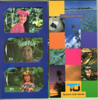 Cook Islands - 1995 Second Issue - Ei Katu Set (3) - COK3/65 - Mint In Folder - RARE - Cook Islands