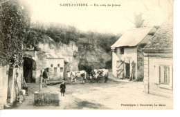 SAINT PATERNE UN COIN DE FERME 1908 - Saint Paterne