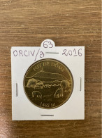 Monnaie De Paris Jeton Touristique - 63 - Orcival - Puy De Dôme - 2016 - 2016