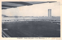 21349 " TORINO-STADIO MUSSOLINI E TORRE MARATONA " -VERA FOTO-CART. POST. SPED.1939 - Stadiums & Sporting Infrastructures