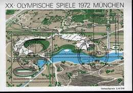 Bund Block 07 Olympische Spiele  Used Gestempelt ESST Bonn - 1959-1980