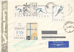 Poland Post - Glider PSZ.1962.zak.B03: Sport Zakopane FIS World Ski Championships - Planeurs