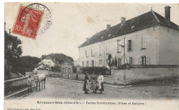 Mirebeau Sur Bèze : Ecoles Communales, Filles Et Garçons (Edition Champion Aîné, Père Et Fils - A. Breger Frères, Paris) - Mirebeau