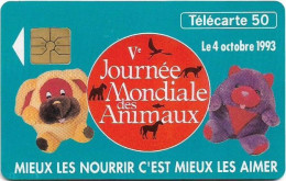 France - Archie Le Chien - En0692 - Gem1A Symm. Black Afnor, 07.1993, 50Units, 6.000ex, Used - 50 Einheiten