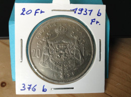 België Albert I  20 Frank Vier Belga. 1931b Fr. (Morin 376b) - 20 Francs & 4 Belgas