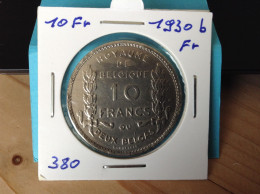België Albert I  10 Frank Twee Belga. 1930b Fr. (Morin 380b) - 10 Francs & 2 Belgas