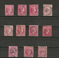 Greece - Large Hermes Heads , Different Stamps - Oblitérés