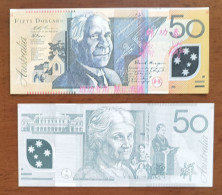 China BOC Bank (bank Of China) Training/test Banknote,AUSTRALIA B-1 Series 50 Dollars Note Specimen Overprint - Vals En Specimen