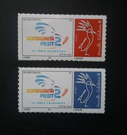 Nouvelle Calédonie 2022 Cagou - Gondwana 2 / Picot 2 - Les Câbles Calédonien - Unused Stamps