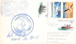 AUSTRALIAN ANTARCTIC TERR. - LETTER MV "ICEBIRD" 1987 HEARD ISLAND  / *481 - Covers & Documents