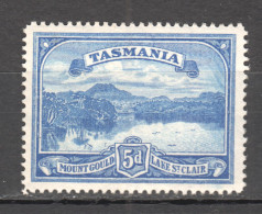 Tas187 1899 Australia Tasmania Mount Gould Lake St Clair Gibbons Sg #235 38 £ 1St Lh - Andere & Zonder Classificatie