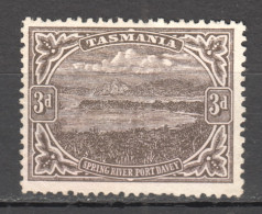 Tas195 1905 Australia Tasmania Spring River Port Davey Gibbons Sg #253 23 £ 1St Lh (*) - Andere & Zonder Classificatie