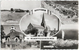 50. Pf. Souvenir De BLAINVILLE-SUR-MER. 5 Vues - Blainville Sur Mer