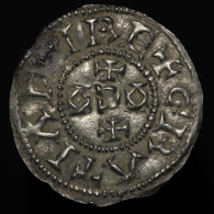RARE France, EUDES (ODON), Denier Carolingien Royal (Carolingian Denier), (887-898), Limoges, Argent (Silver), SUP (AU) - 888-898 Odo