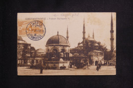 TURQUIE - Affranchissement De Istanbul Sur Carte Postale En 1921 - L 144593 - Briefe U. Dokumente