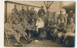 CPA Photo - Groupe De Militaires - Dépot D'Eclopés De La Courneuve-Aubervilliers - 14 Décembre 1917 - Aubervilliers